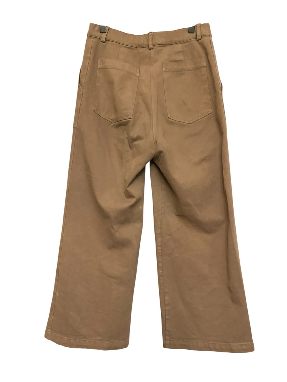 FIRST RITE High-Rise Wide-Leg Cropped Pants In Cocoa - Picture 5 of 16